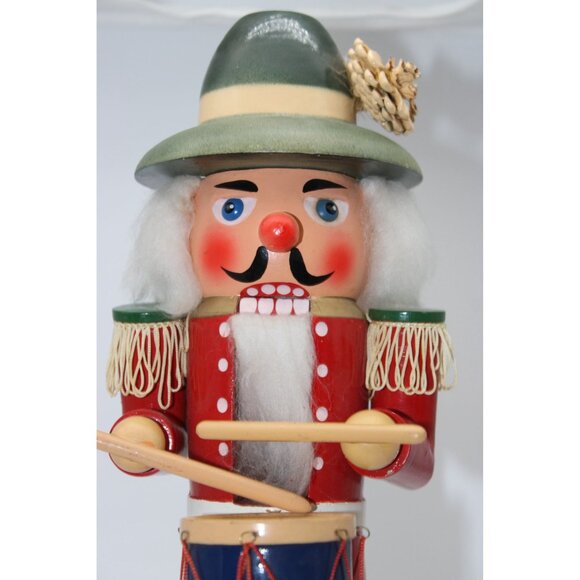 Wooden Nutcracker - German - Army Drummer - 1970s - Picture 5 of 6